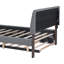 Lit plateforme tapissier avec gigogne Teddy-790654990-790654988
