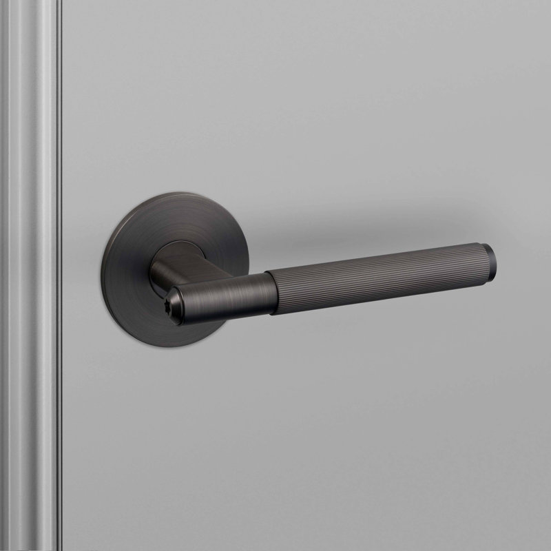 Poignée de porte / passage / linéaire, Smoked Bronze