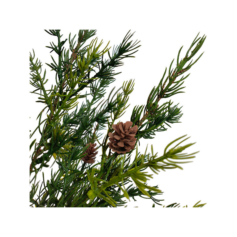SEASONAL GREENERY TREE S/2 PINE BSKT 2FT