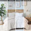Édredon en fausse fourrure pour lit simple avec médaillon brodé pour lit simple