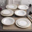 Ensemble de 4 assiettes à dîner 11 "Noritake Noble Pearl