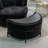 Kenmari 42.3" W Slipcovered Swivel Barrel Chair and Ottoman-195034251