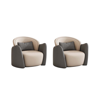 Jatziry Faux Leather Accent Chair