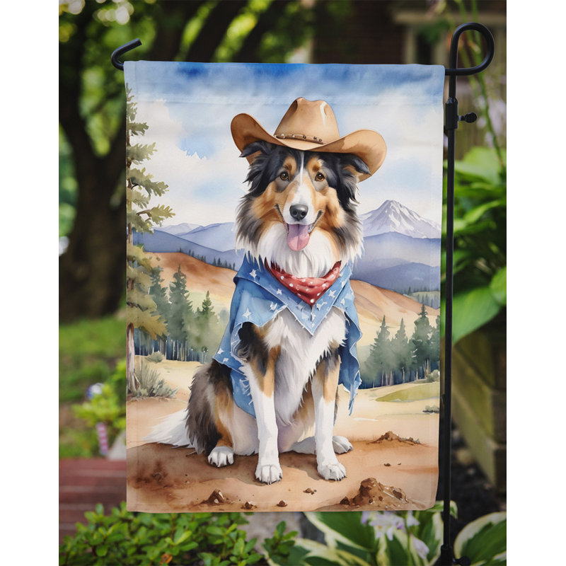 Drapeau Cowboy Welcome Garden, Colley