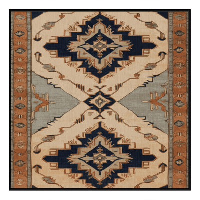 Tapis brun lavable à la machine