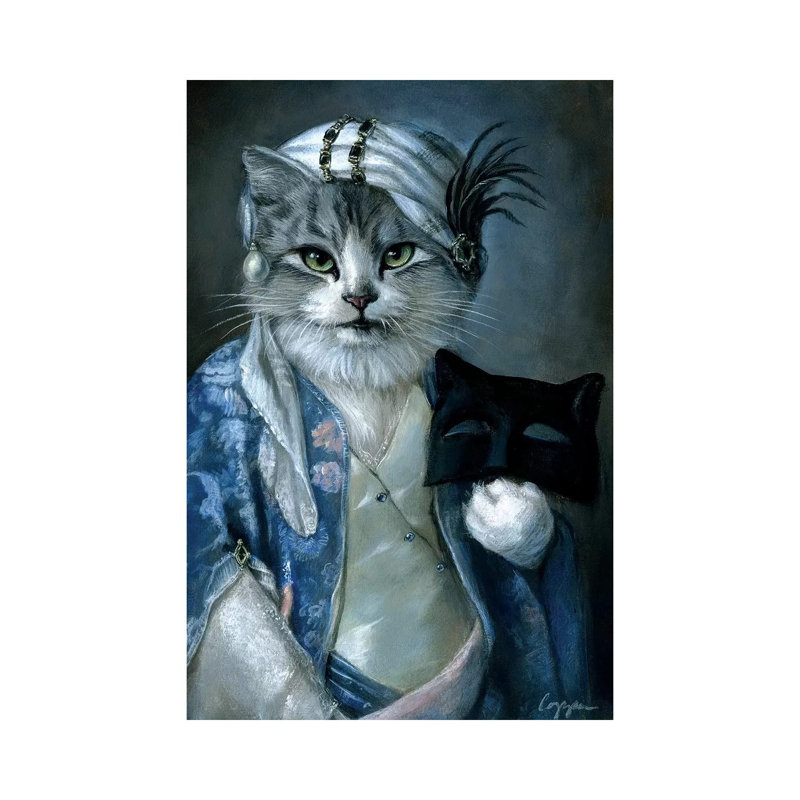 Frannie - reproduction d'art sur toile tendue, H 40 po x l 26 po x P 1,5 po