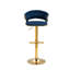 Christal Height Adjustable Swivel Bar Stool-821237726-821237720