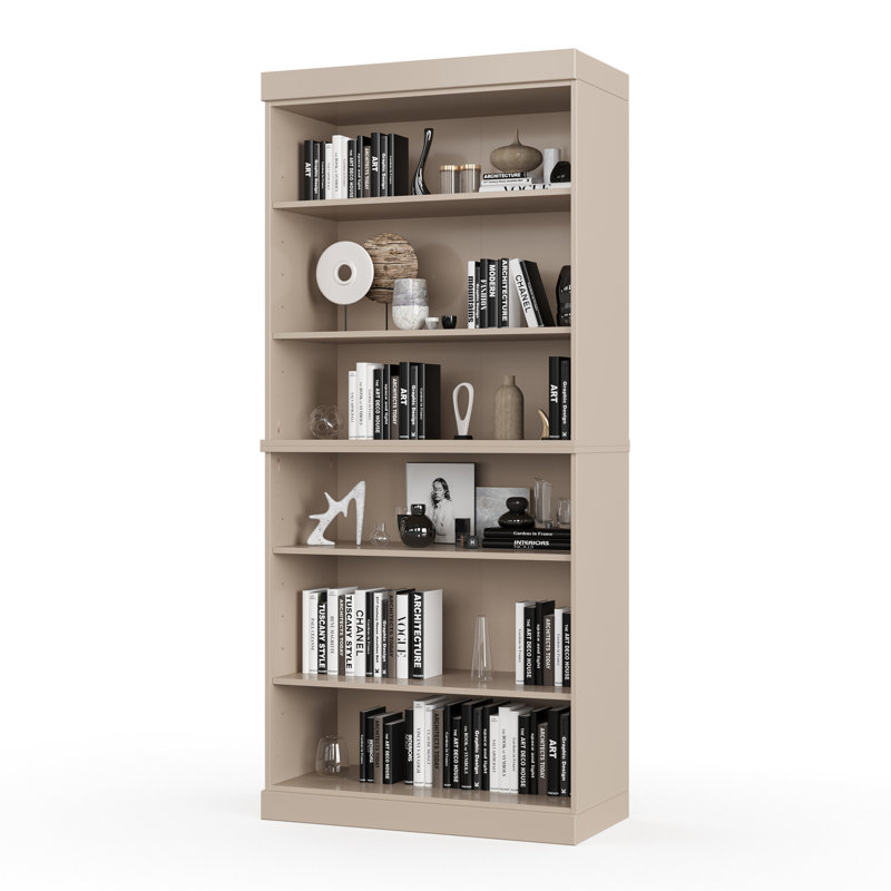 Bibliothèque à 6 tablettes Palace Imports, Beige