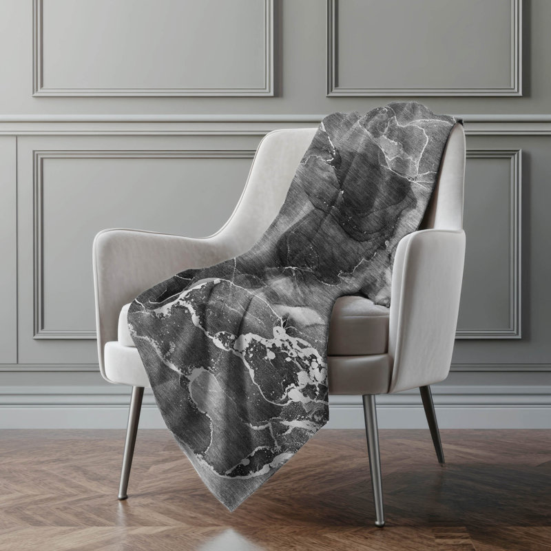 Jeté en sherpa Addison, Gris