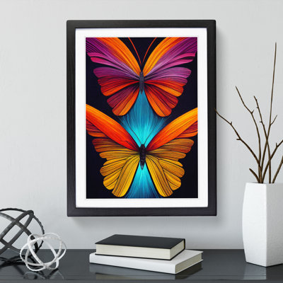 Two Vivid Butterflies - Wall Art