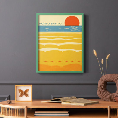 «Summer Abroad I», reproduction encadrée - bois massif