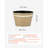 Resin Whiskey Barrel Planter Garden Flower Plant Pot 11.81 X 11.81 X 8.27 In