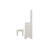 Traditional Style 1Pc Vanity Set W/ Stool USB Charging Port English Dovetail Drawers Ball Bearing Glides Silver Round Knobs Creamy White Finish Bedroom Furniture