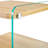  Modern Bedside Table Transparent Tempered Glass Side Table Accent Table Corner Table