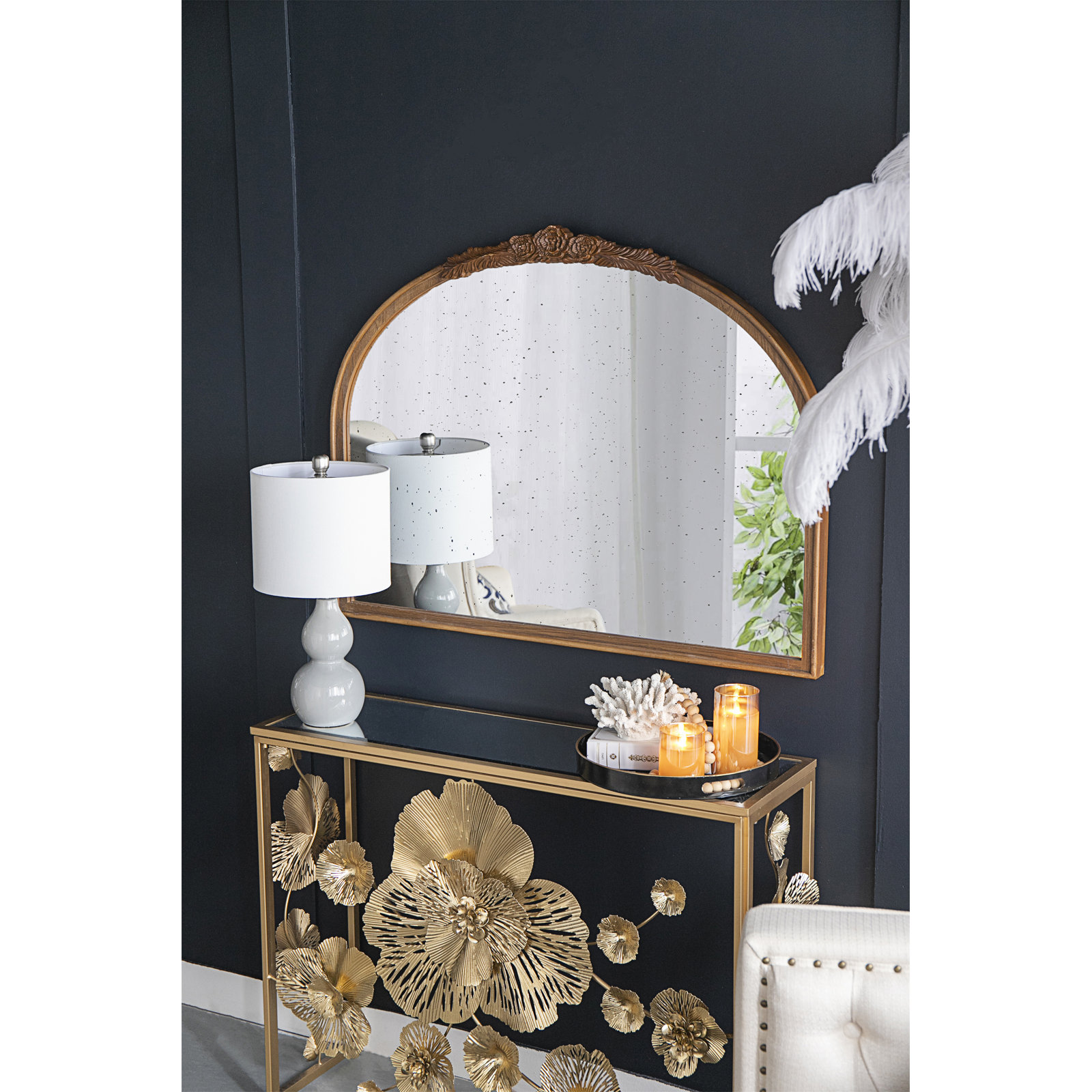 Langosta Mirror, Brown, 40"H x 30"W