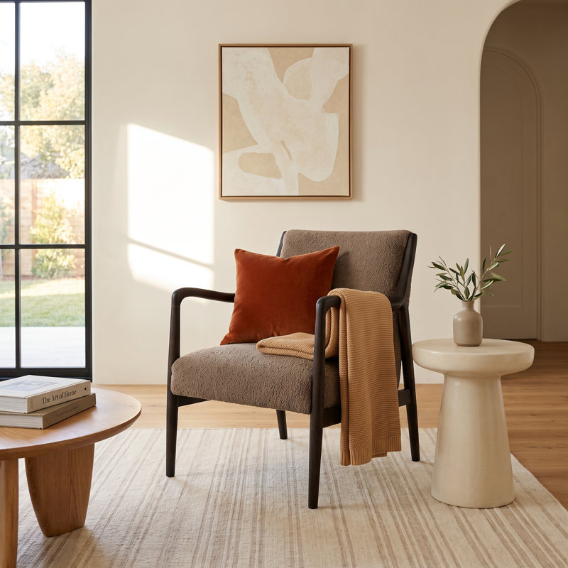 Lockport Fable Shearling Accent Chair