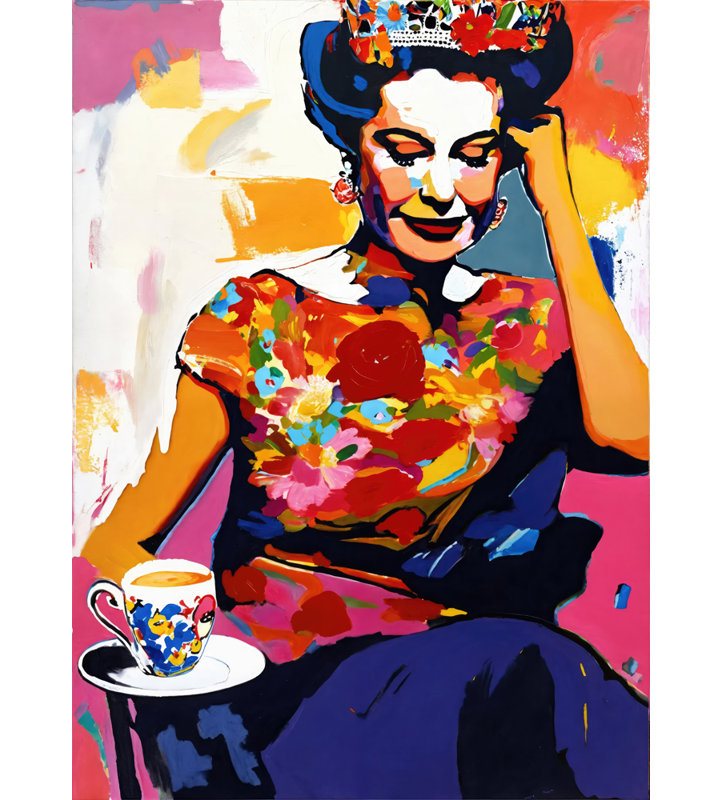 Queen  Giclee on Gallery Wrapped Canvas, 32" H x 26" W