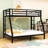 Metal Bunk Bed With Ladder And Guardrails-541667403-541667400