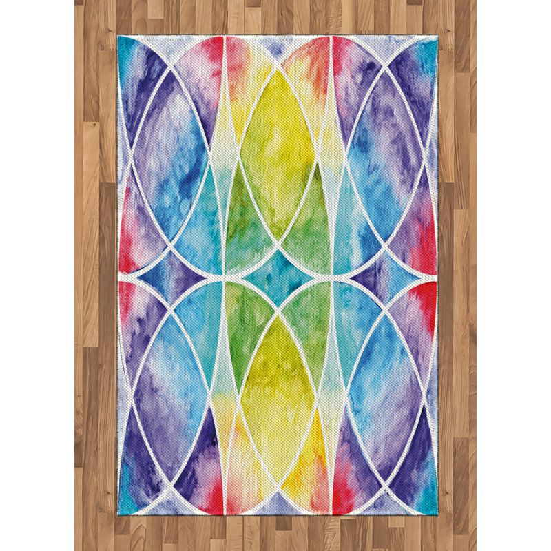 Tapis décoratif Ombre, Rectangle— 4 pi x 5 pi 8 po
