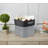 Foldable Storage Bin | Collapsible Sturdy Fabric Storage Basket Container W/Handles-87937422-87937425