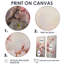 Pomme de fleur printanière impressionniste - décoration murale traditionnelle 2 panneaux-149445045-149445047-149445048