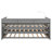 Wood Daybed With 2 Trundles, 3 Storage Cubbies, 1 Light For Free And USB Charging Design-1981464635