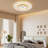 24" Modern Minimalist Round Dimmable Led Ceiling Light With Remote Control