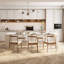 Table de salle à manger extensible en bois avec rangement Quentin-118445138-128242460