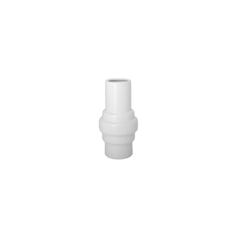 Ceramic Vase Matte Finish White