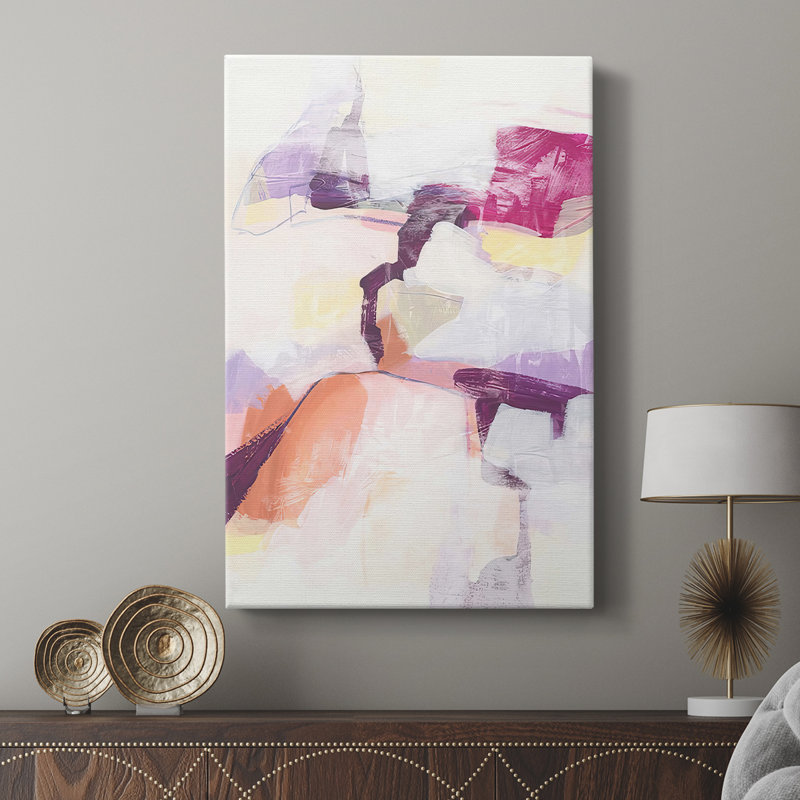 Polaire magenta III - galerie Cavas sur mesure, H 18 po x l 12 po