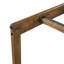 Ensemble de 2 tabourets de bar modernes en bois massif à hauteur de comptoir de 24 po, chaise d'îlot de cuisine rembourrée en lin-125536055