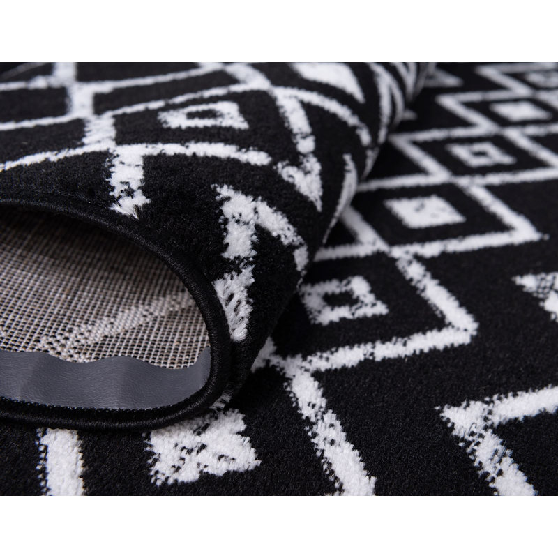 Tapis contemporain de couleur Aemtenan, Rectangle 7 pi x 10 pi