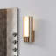 Luminaire pour meuble-lavabo 1 lumière DEL champagne 5ccT avec abat-jour en verre opale gravé Weimar 12 pouces Weimar-1164801677-1164801672-1164801715