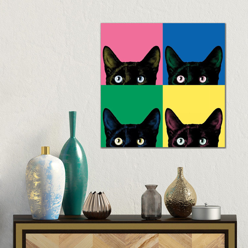 Curiosity Pop - Giclée sur toile tendue avec châssis, H 18 po x l 18 po