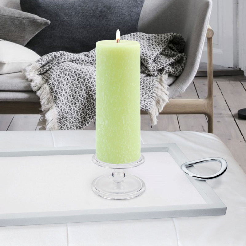 Timberline Unscented Pillar Candle, Willow, 9" H x 3" W x 3" D
