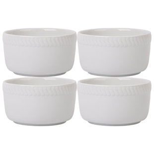 VANCASSO Series MORANDI 4-Piece Ceramic Ramekins Baking Dish with