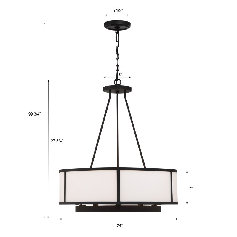 Lustre forgé noir 6 lumières Makhel