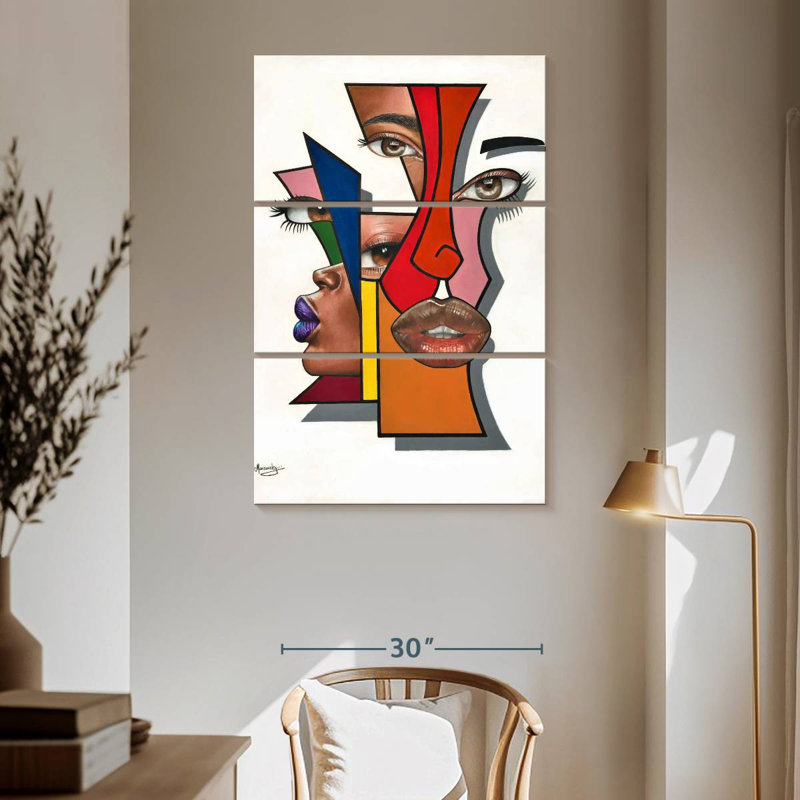 Leisha Abstract Untitled, 65" H x 42" W