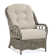Chaise avec accoudoirs en rotin Everglade