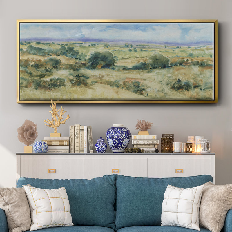 Soft Lavender Sky II- Framed Canvas