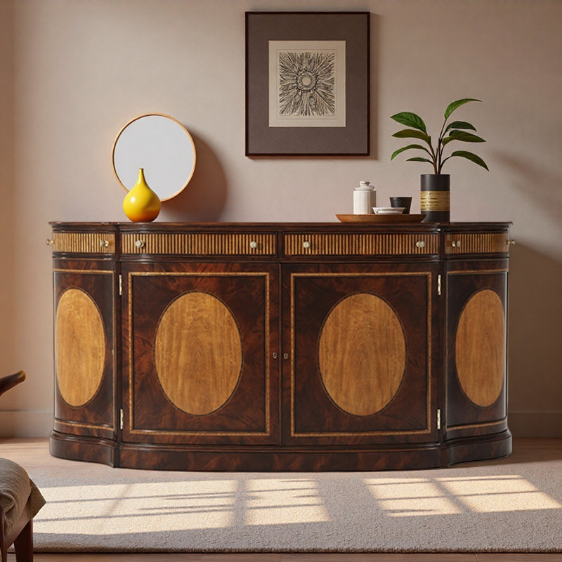 Classical Large-Capacity Sideboard