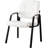 Stackable Faux Leather Reception Chairs – Set of 8 | Office Guest Seating for Lobbies, Clinics & Waiting Rooms-88659435
