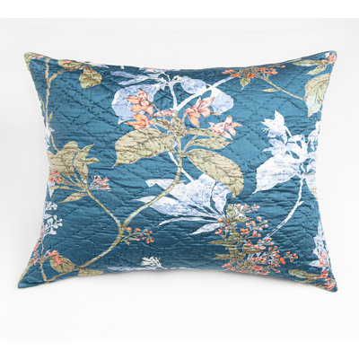 Taie décorative Fizzah Viscose Floral - très grand