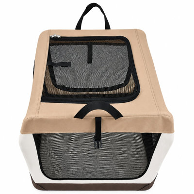 ® OpenView Premium Ventilated Collapsible Soft-Sided Travel Pet Crate