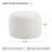 Regeani 22.6" Modern Round Upholstered Pouf Ottoman-984169981
