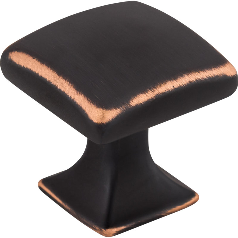 Contour 1 1/8" Length Square Knob, Umbrio