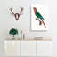 Wave Breasted Parakeet by F. Levaillant - Wrapped Canvas Painting-55305253