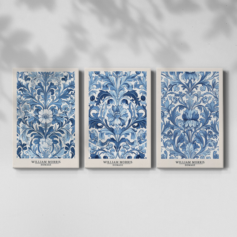Série sur toile tendue sur mesure - 3 pièces, H 36 po x l 72 po