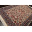 Tapis rectangulaire en laine noué à la main de conception unique 6 pi 1 po x 9 pi 3 po Leshay