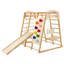 7-en-1 gym d'intérieur en bois pour tout-petits